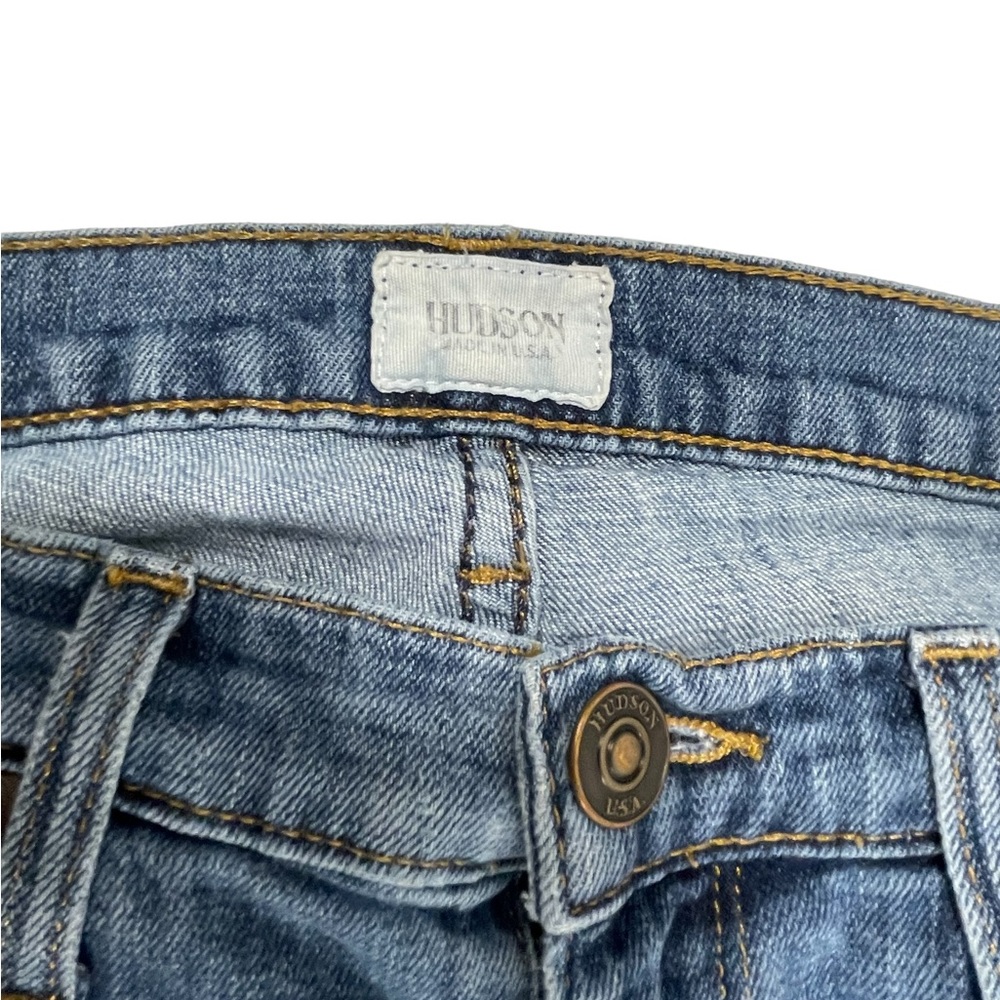 Hudson Jeans Blue Cropped Ankle Skinny Jeans - Picture 6 of 9